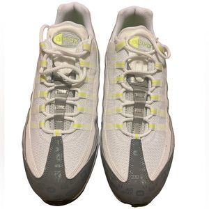 Air Max 95 'Logos Pack size 13 white&neon